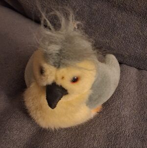 Vintage Wild Republic Audubon Tufted Titmouse Bird Plush - K&M International